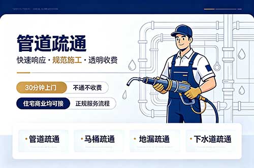 江陵管道疏通