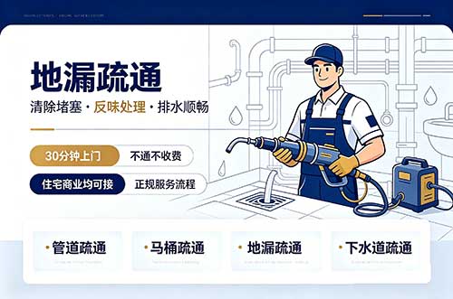 江陵地漏疏通